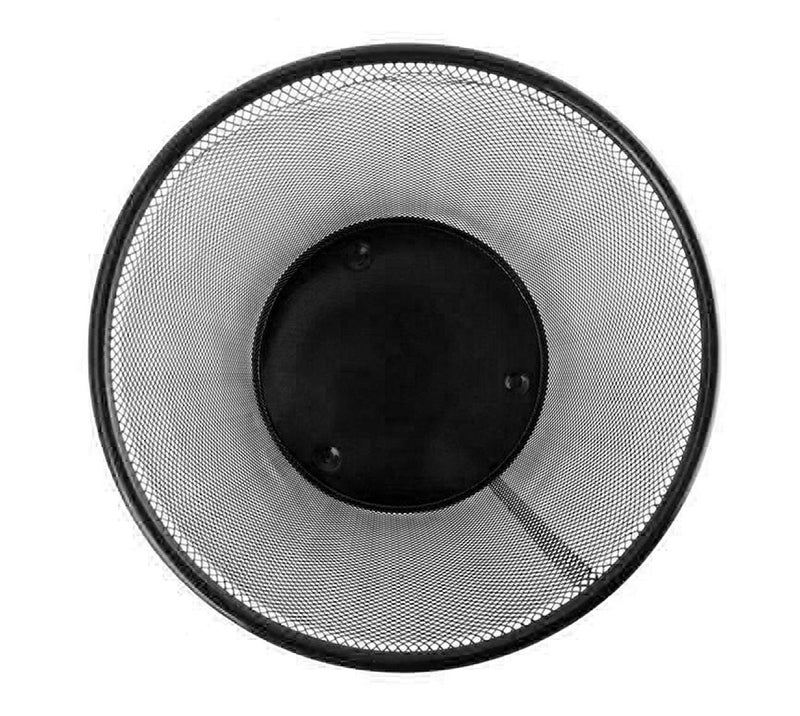 DivineXt Metal Mesh Round Dustbin for Waste & Papers, 28 x 19 x 23 cm,Black(Open-Top) - Image 5