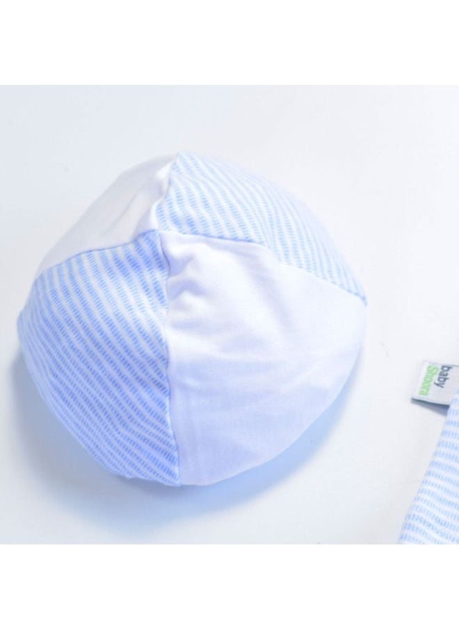 BabyShoora - Baby Stripped jumpsuit with hat - Image 1