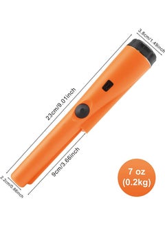 Generic Metal Detector Pinpointer, Professional Waterproof Handheld Pin Pointer Wand, Search Treasure Pinpointing Finder Probe with 9V Battery for Adults, Kids - Green  - Image 4
