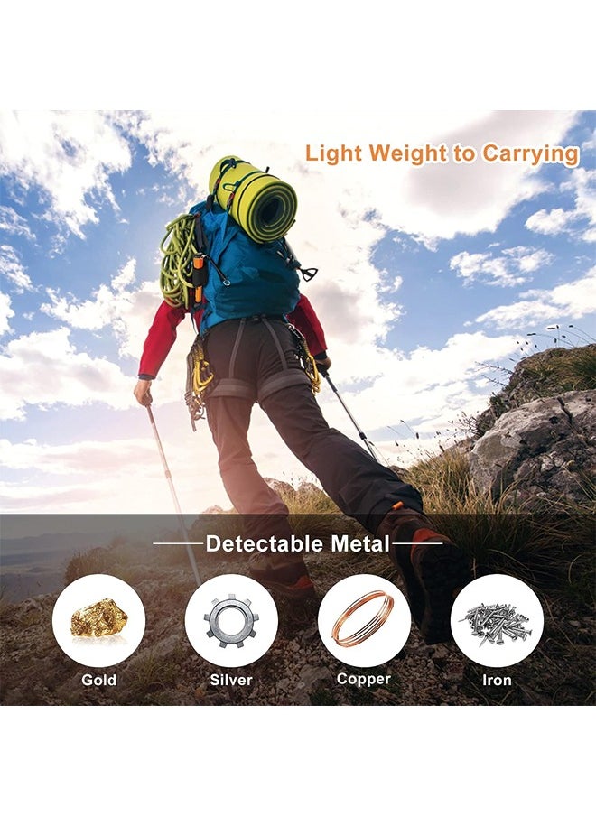 Metal Detector Pinpointer, Professional Waterproof Handheld Pin Pointer Wand, Search Treasure Pinpointing Finder Probe with 9V Battery for Adults, Kids - Green