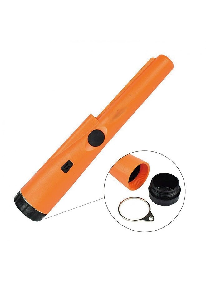 Metal Detector Pinpointer, Professional Waterproof Handheld Pin Pointer Wand, Search Treasure Pinpointing Finder Probe with 9V Battery for Adults, Kids - Green