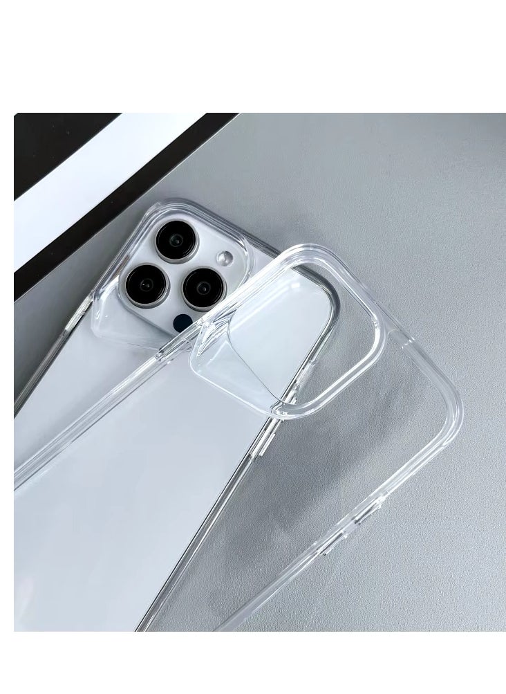 جيرفور جراب جير 4 موبايل ايفون 16 (iPhone 16) مضاد للصدمات, غطاء حماية مضاد للخدش, مصنوع من البولي يورثين الحراري عالي الجودة - شفاف  - Image 3