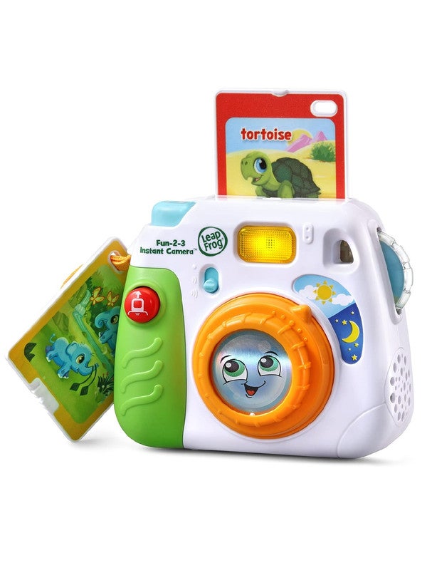 LeapFrog Fun-2-3 Instant Camera, Learning Kids Camera with Animals, Numbers, Shapes and Colours, Interactive Toy with Learning Games, Songs and Phrases, Toy Camera for Kids Aged 12 Months + - Image 1