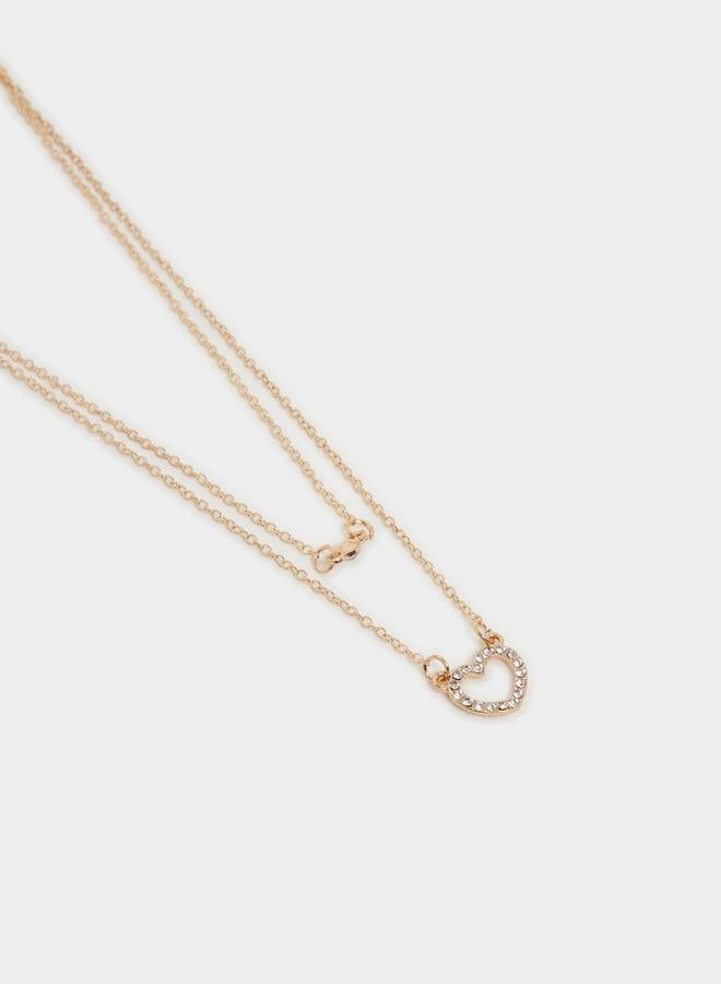 Styli Styli Heart Pendant Layered Necklace  - Image 4