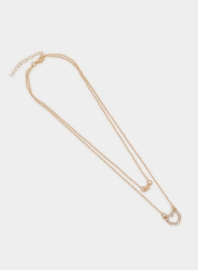 Styli Styli Heart Pendant Layered Necklace  - Image 3