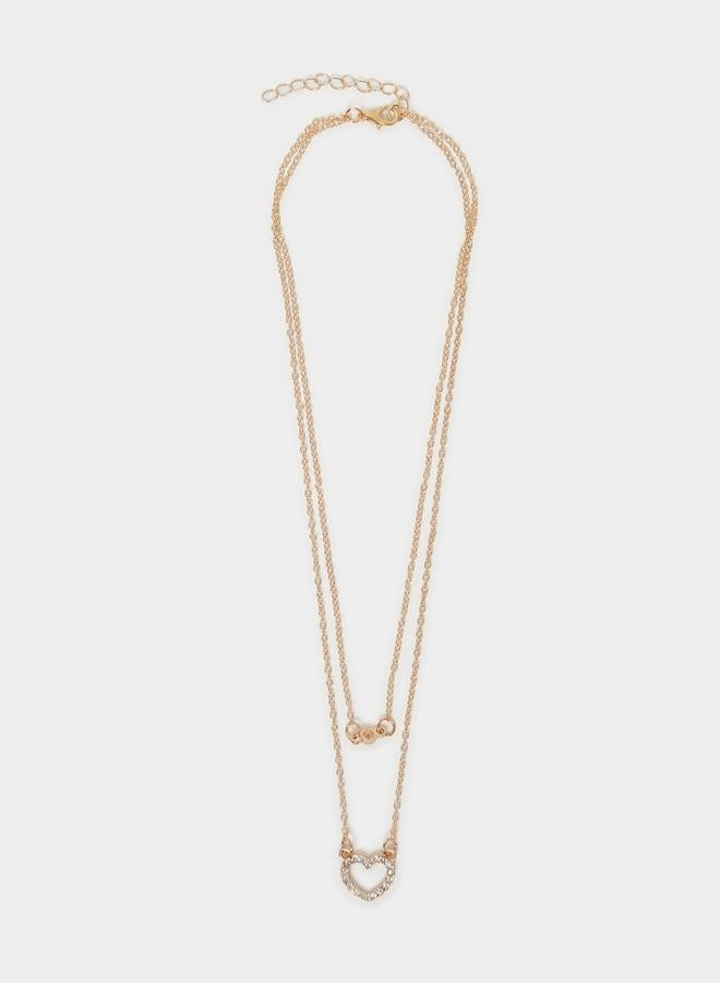 Styli Styli Heart Pendant Layered Necklace  - Image 2