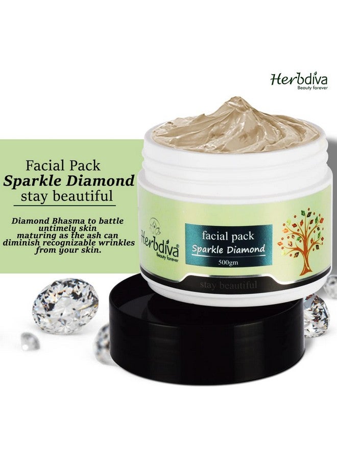 Herbdiva Diamond Bhasma Face Pack & Remove Wrinkles From Your Skin,500G - Image 2