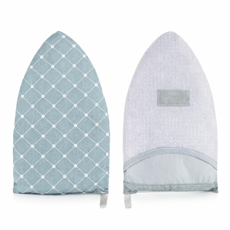 Garment Steamer Ironing Gloves and Mesh Ironing Cloth, Steamer Mitt Handheld Board With Finger Loop, Anti Steam Mitt With Finger Loop, Doubles As Steam Board And Ironing Cloth