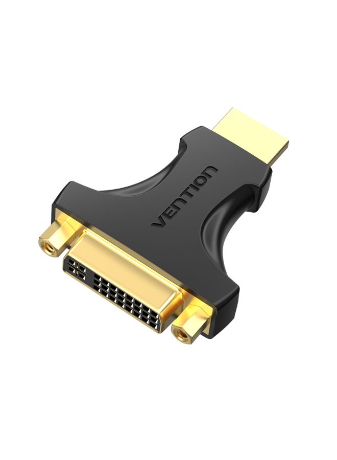 VENTION HDMI Male to DVI (24+5) Female Adapter  Black Model # AIKB0 - Image 1
