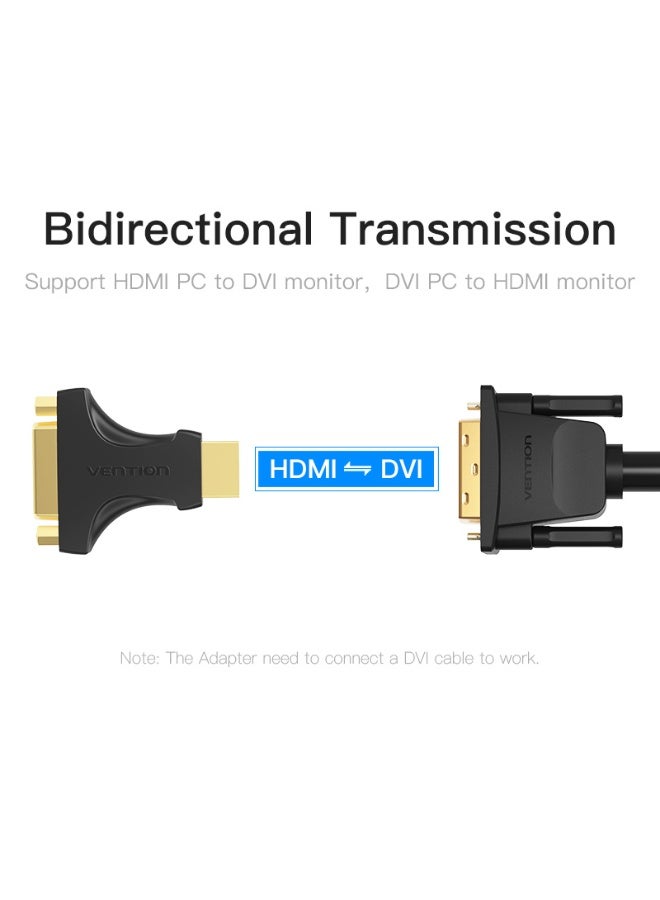 VENTION HDMI Male to DVI (24+5) Female Adapter  Black Model # AIKB0 - Image 3