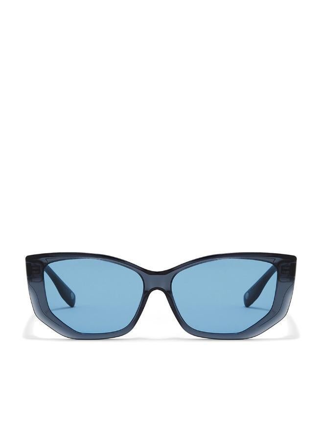 30 سندايز "٣٠صندايز بريار نظارات شمسية سداسية للنساء مع حماية  (أزرق، أزرق)" - Image 1