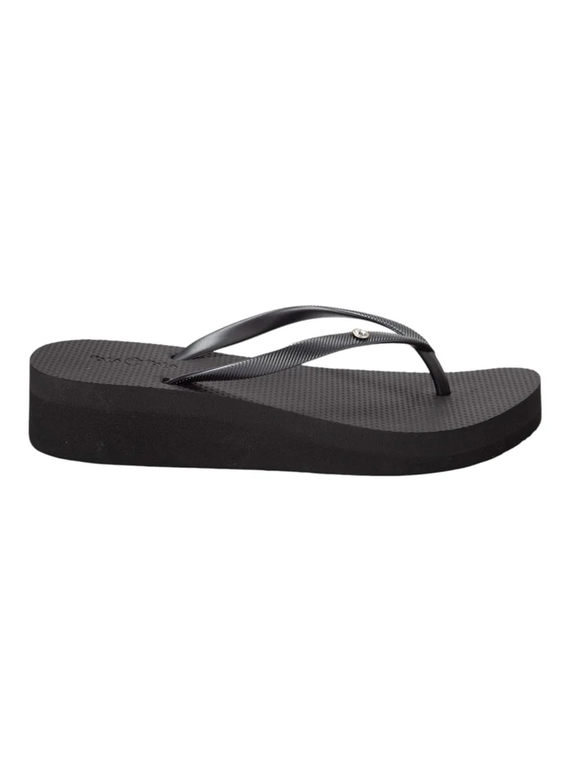 Bata Casual Platform T-Strap Slippers