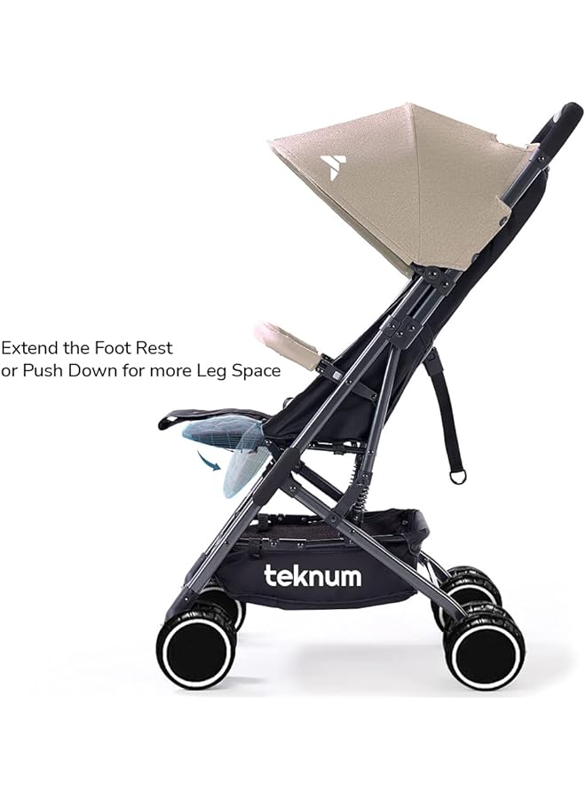 erorex Yoga Lite Shock Proof Stroller Pram Extra Wide Seat 360° Rotating Wheels Air Travel Cabin Single - Image 2