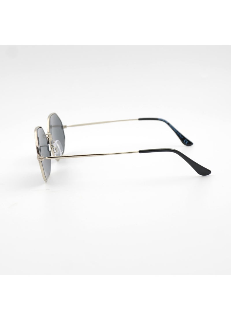 MADEYES Men's UV Protection Sunglasses EE24M091-4 - Silver/Black - Image 3