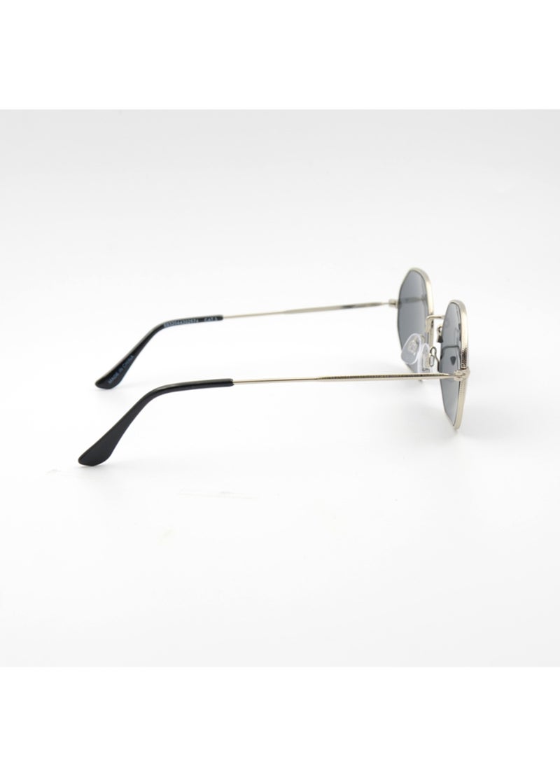 MADEYES Men's UV Protection Sunglasses EE24M091-4 - Silver/Black - Image 4