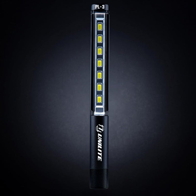 Unilite مصباح فحص LED PL-3 – 275 لومن هيكل من الألمنيوم، قاعدة مغناطيسية، تصميم مضاد للتدحرج، 3 أوضاع إضاءة، مشبك جيب، مقاوم للماء IPX4 ومقاوم للسقوط حتى 1 متر - Image 5
