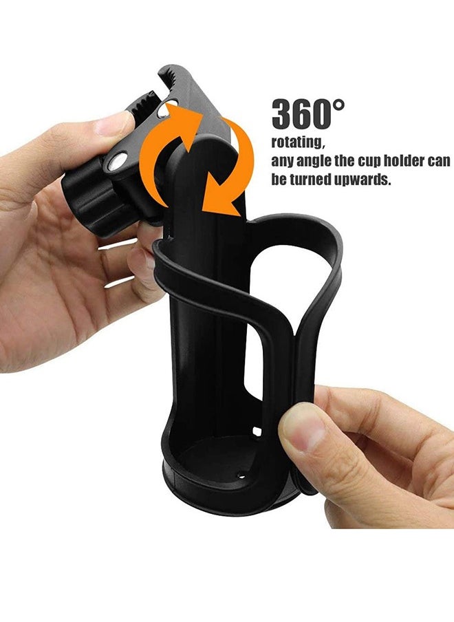 SYOSI Bicycle Water Bottle Holder Cup, Universal 360 Degrees Rotation For Baby Stroller Pushchair  - Image 3