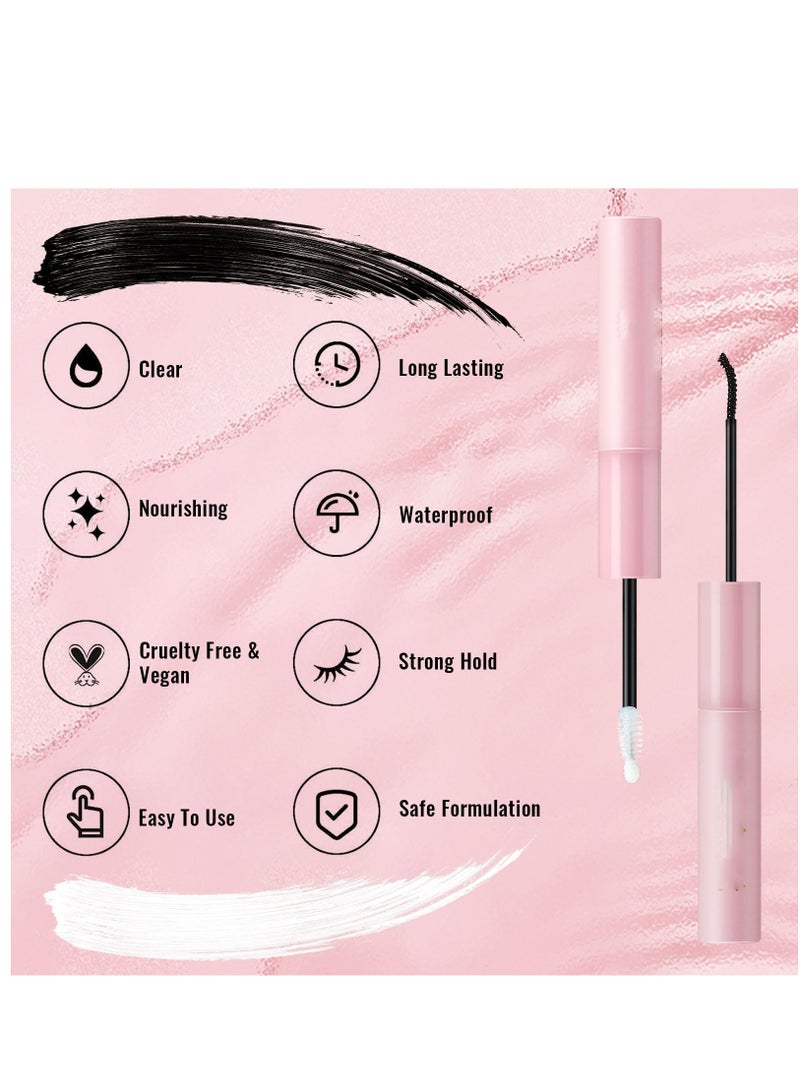 Excefore Lash Bond and Seal Waterproof, Cluster Lash Glue for Cluster Eyelash Extensions, Strip Eyelash Bond and Seal Waterproof with Strong Hold And Latex Free for All Day Wear - Image 4