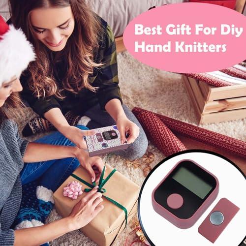 Heyseri Knitting Machine Counter, Heyseri Row Counter for Knitting Machine - Attachable Magnetic Suitable for 32.40.48 Needle Row Counter - Pink - Image 5