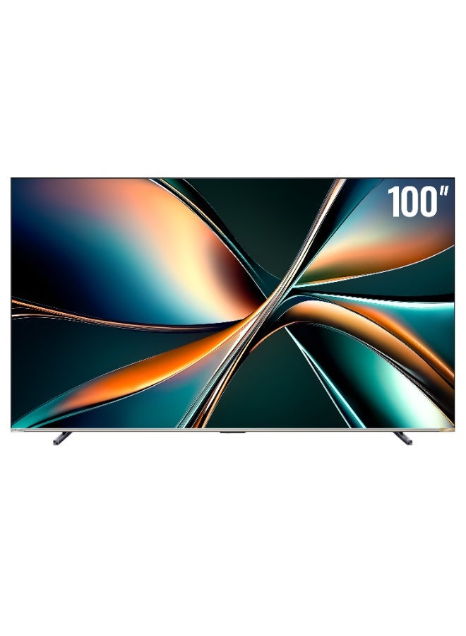 Hisense 100-Inch U7Q Series Mini-LED ULED 4K UHD Smart TV - QLED, Native 144Hz, 1000-Nit, Dolby Vision IQ, Full Array Local Dimming, Game Mode Pro, Alexa Compatibility 100U7Q PRO Black - Image 1