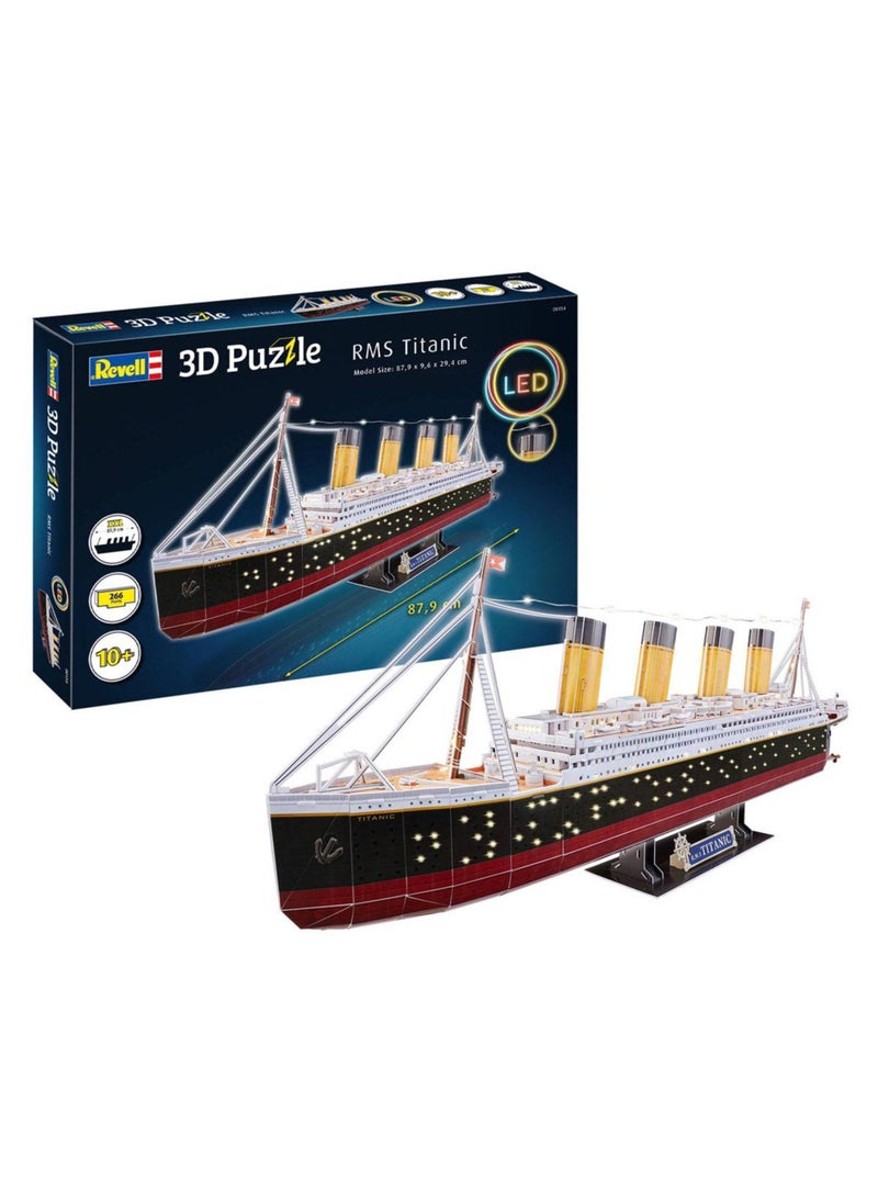 Titanic LED Edition 3D Puzzle Construction Kit
