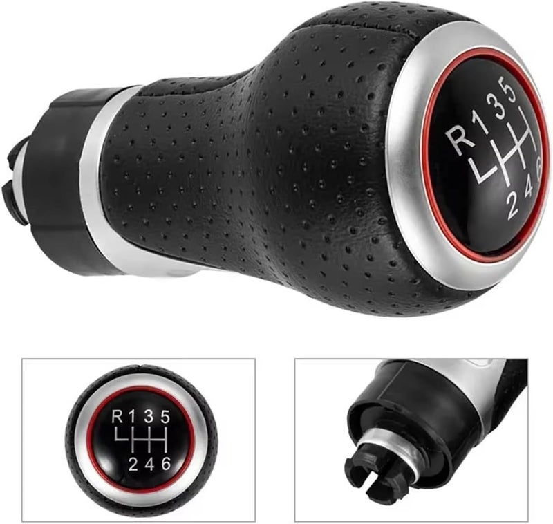 Car Gear Shift Knob for A3 S3 8p 2003-2013 A4 S4 Q5 for S-Line 2007-2015 12mm 5/6 Speed Car Gear Shift Knob Gear Knob Cover - Image 4