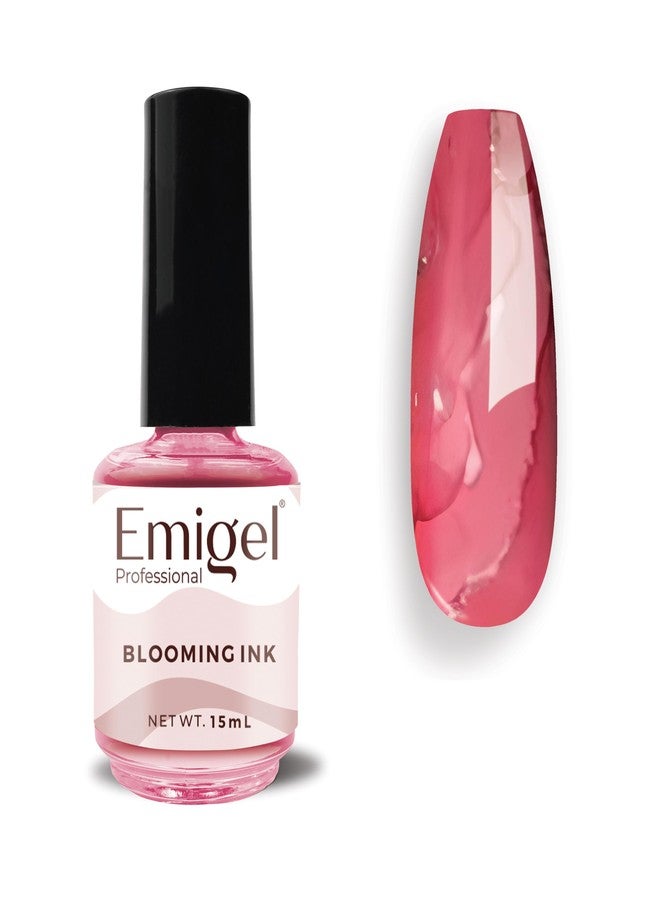 Emigel Blooming Ink Red Shade | For Nail art product designed to create unique and beautiful blooming effects on nails. 15ml