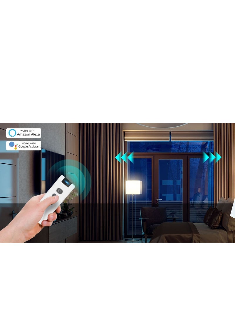 TUYA - Smart Curtain Motor Kit  Tuya/Smart Life application and google home and Alexa - Image 1