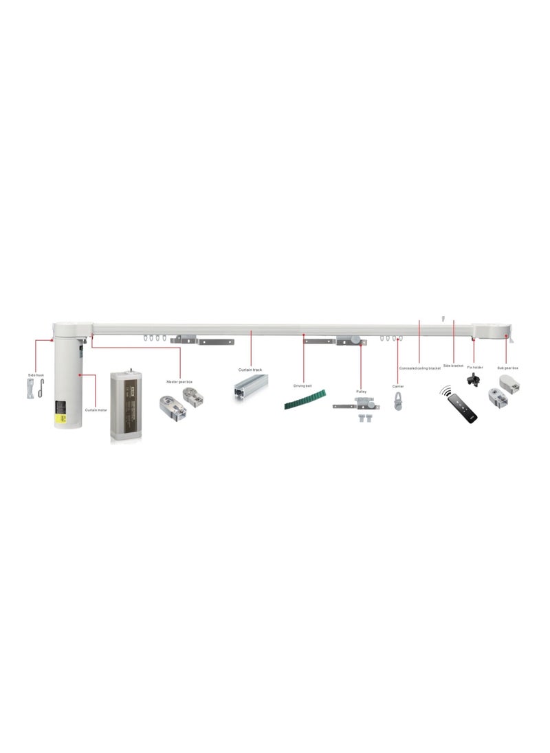 TUYA - Smart Curtain Motor Kit  Tuya/Smart Life application and google home and Alexa - Image 1