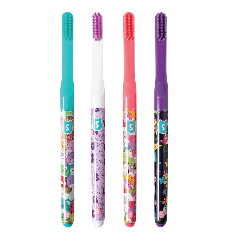 Brush Buddies Squishmallows Assorted Manual Toothbrushes, Soft Toothbrushes, Toothbrushes for Kids and Adults, 4PK - Image 3