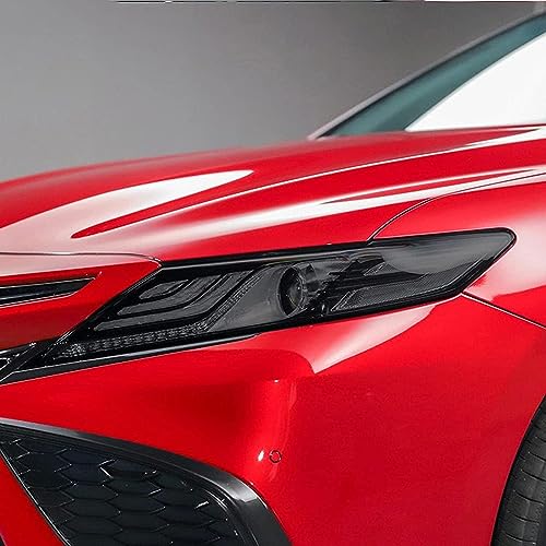 HAPPYMATES Car Light SmokeTint Film Headlight Film for Cars Auto Car Windshield Sun Shade Film (30cm x 100cm, Smoke Tint) - Image 1