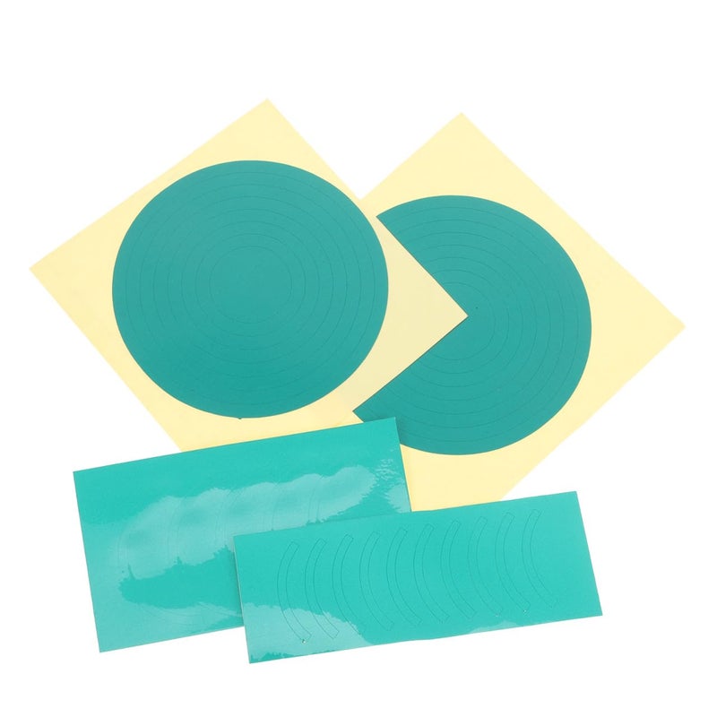 ABOOFAN 4pcs Pressure Gauge Stickers Reflective Safety Labels for Quick Identification Decals for Air Pressure Gauges Green Easy Application High Visibility - Image 1