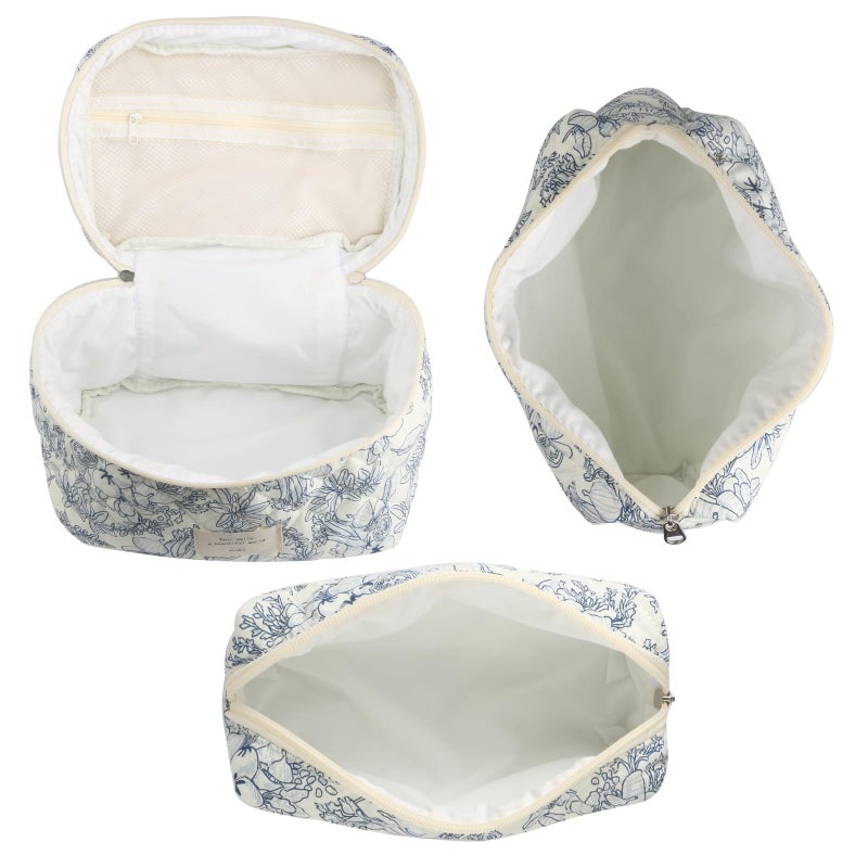 Popular Small Fresh Cute Cotton Cosmetic Bag Niche Portable Wash Storage Bag Floral Ins Cute Box Bag Box - Image 5