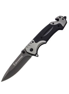 Browning Multifunctional Stainless Steel Folding Knife G10 Handle All-Steel Portable Outdoor Folding Knife Outdoor Camping Fruit Knife  - Image 1