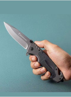 Browning Multifunctional Stainless Steel Folding Knife G10 Handle All-Steel Portable Outdoor Folding Knife Outdoor Camping Fruit Knife  - Image 2
