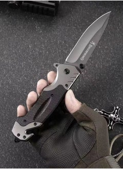 Browning Multifunctional Stainless Steel Folding Knife G10 Handle All-Steel Portable Outdoor Folding Knife Outdoor Camping Fruit Knife  - Image 4