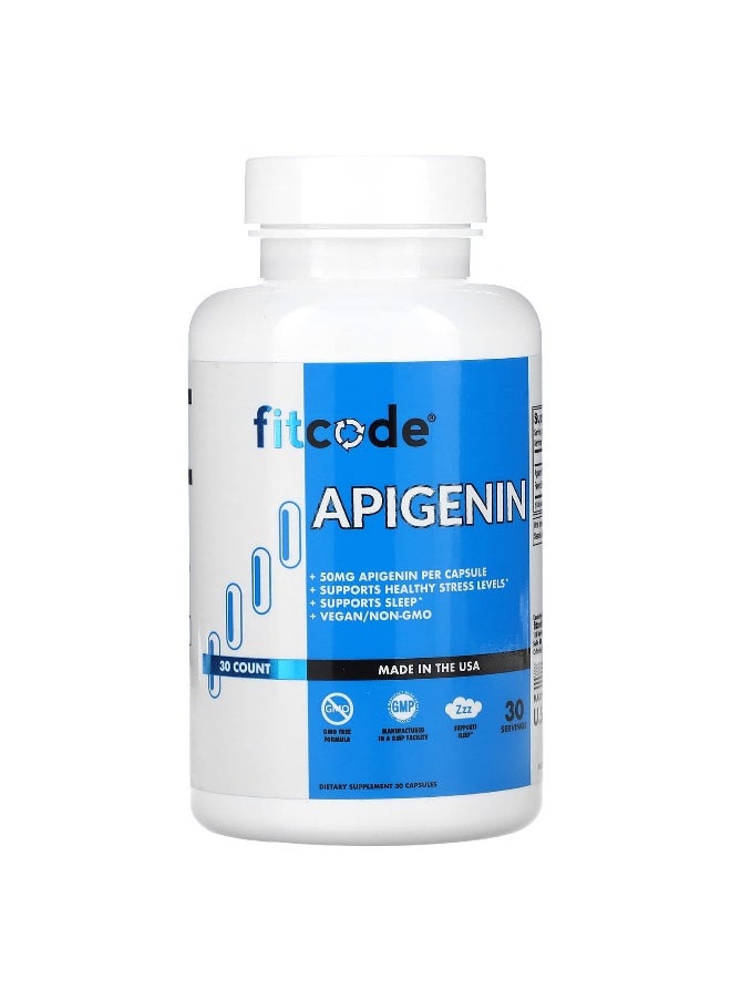 fitcode - fitcode, Apigenin, 50 mg, 30 Capsules - Image 1