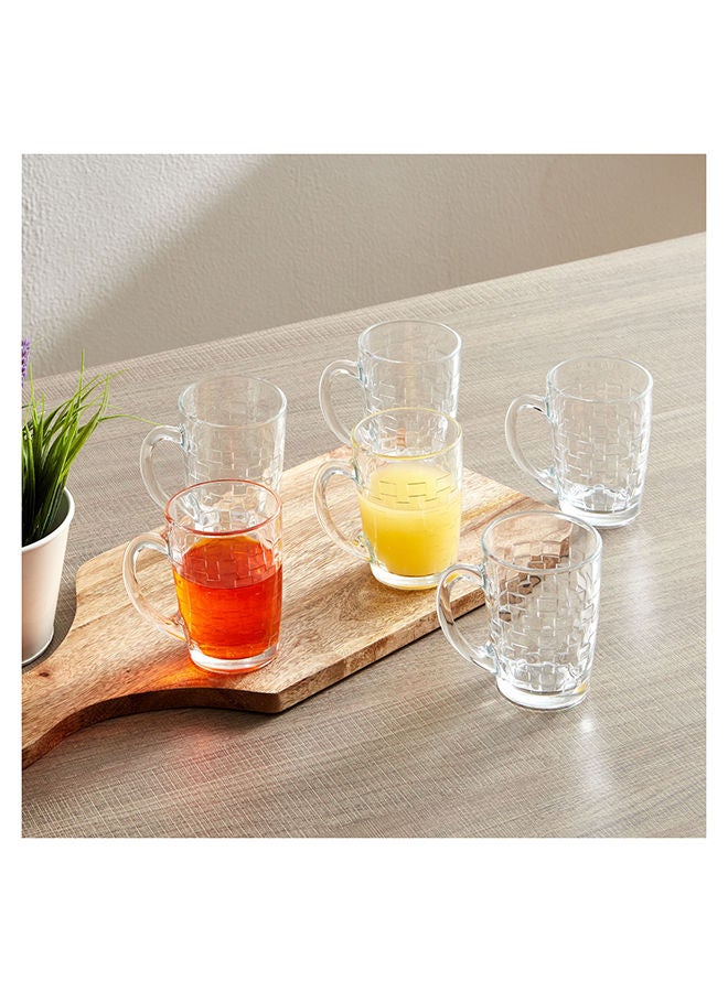 Luminarc Temp New Morning 6-Piece Checked Mug Set 320 ml - Image 4