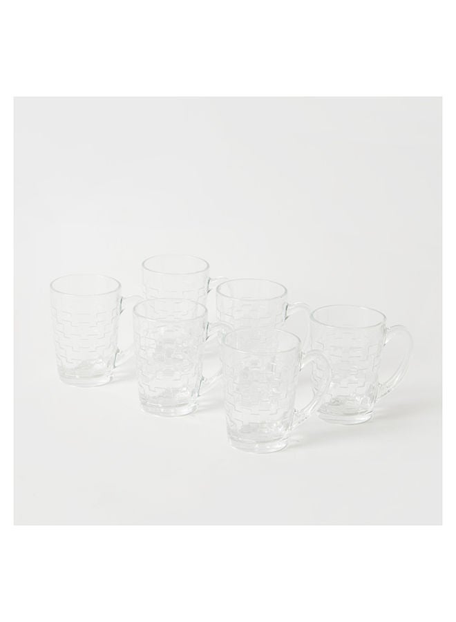 Luminarc Temp New Morning 6-Piece Checked Mug Set 320 ml - Image 5