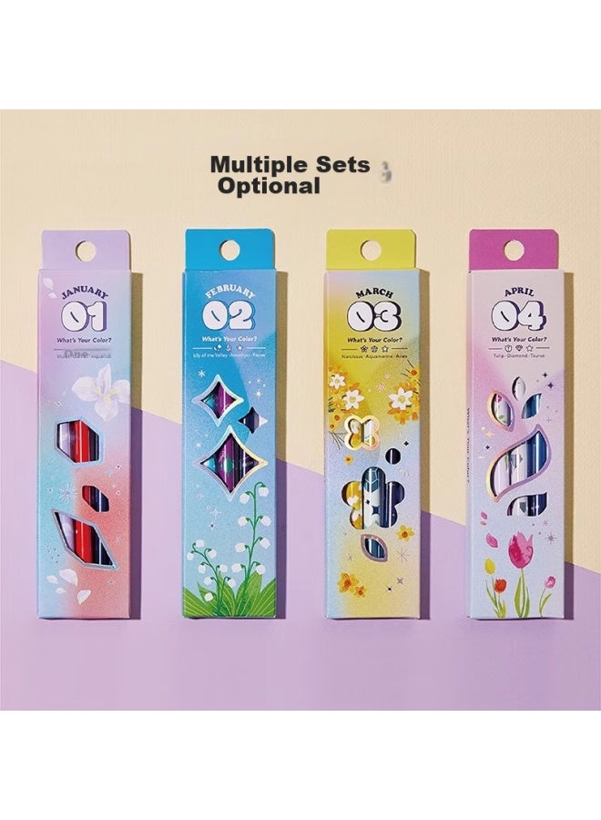 Monami Watercolor Markers, 12 Zodiac Signs, 0.4mm, High-quality Colored Water-based Pens, For Note-taking, Student Journaling, And Line Drawing, 3-color Set - June - Image 3