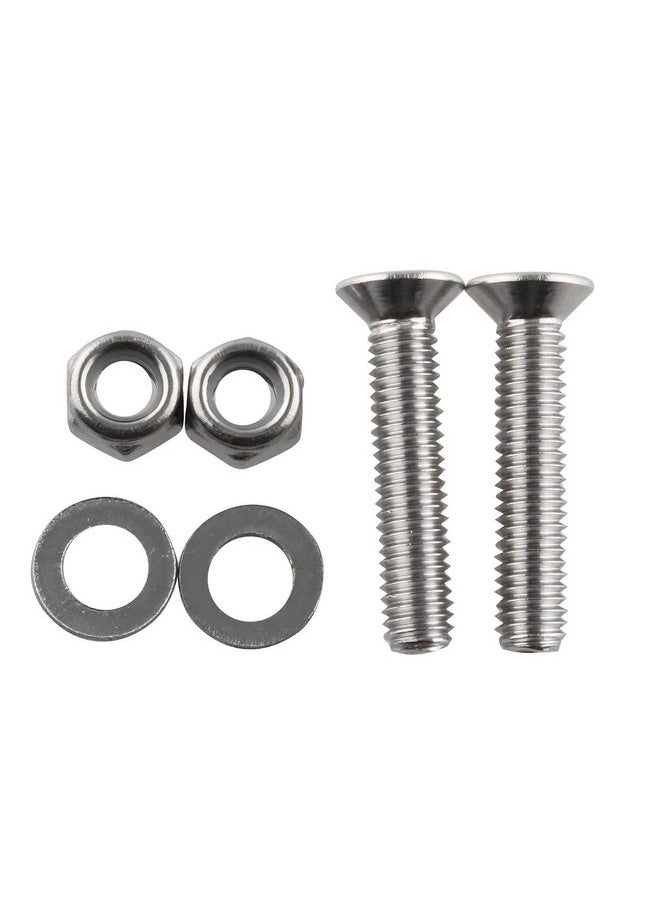 JCBIZ - 2 Sets 87Mm Nylon Zig Zag Cleat Kit For Kayak With Screws And Nuts - Image 1