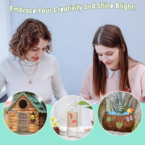 EEE ELECRELIVE Elecrelive 300pcs Assorted Unfinished Wooden Cutouts Flower Leaf Butterfly Small Blank Wood Slice Pieces Ornaments Hanging Embellishments for DIY Art Crafts Projects Decoration - Image 4