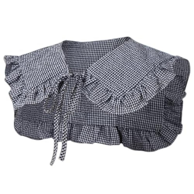 Detachable Lace Blouse for Women, Vintage Shawl Decor Choker - Image 1