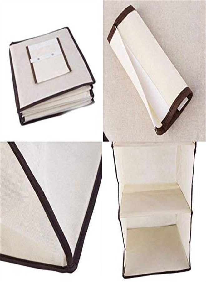 Goolsky منظم خزانة ملابس معلق بـ 6 أقسام رفوف ملابس تخزين أحذية مرتبة - Image 2