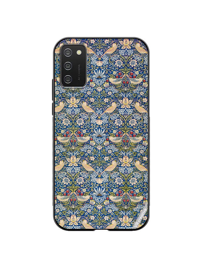VR CREATIVE Protective Case Cover For Samsung Galaxy A03s Splash Flower Design Multicolour - Image 1