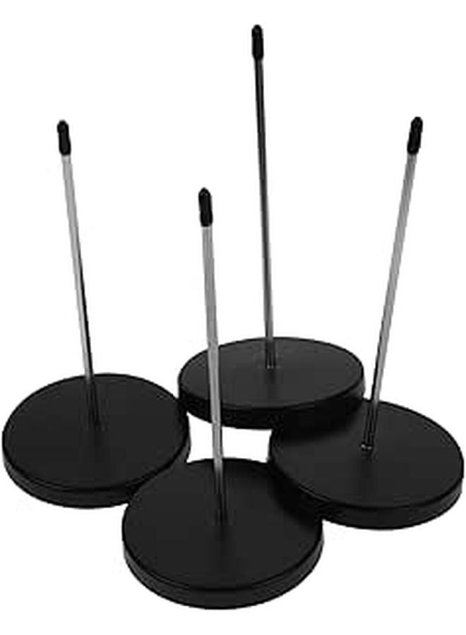 4pcs Stainless Steel Receipt Spike Holder Bill Organizer for Restaurant Office Desk - Image 1