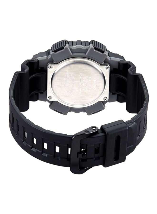 CASIO Men Water Resistant Analog Digital Watch AEQ-110W-1AVDF - 47 mm - Black - Image 2
