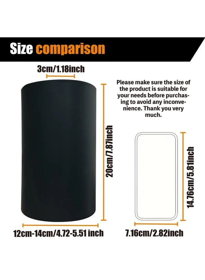 High Density Foam Roller Pad Replacement 4pcs Set 7 9 x 4 8 x 1 2 Inches For Gym Equipment - Image 4