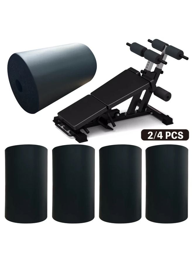 High Density Foam Roller Pad Replacement 4pcs Set 7 9 x 4 8 x 1 2 Inches For Gym Equipment - Image 2