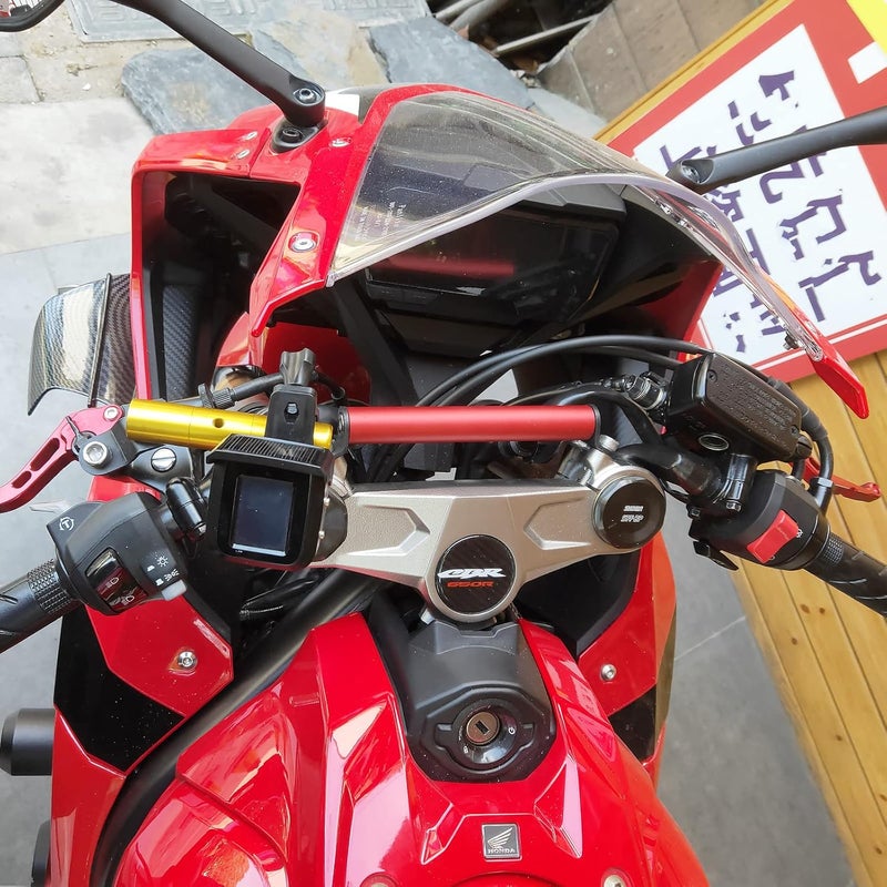 LEDISHUN Motorcycle GPS Bracket Navigation Bracket Phone Holder for Honda CBR650R (2018-2024) - Gold - Image 4